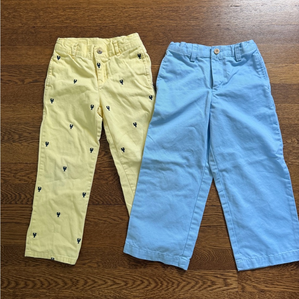 Pair of Kids Lightweight Embroidered lobster Pants